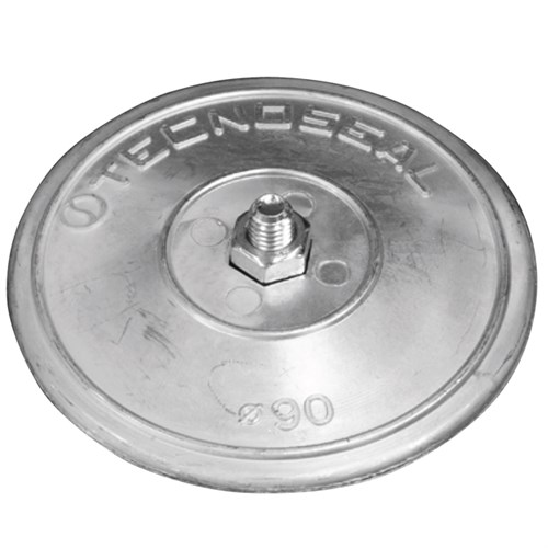 Rudder pair anodes &Oslash;90mm with hardware - 00102e - 00102EMG