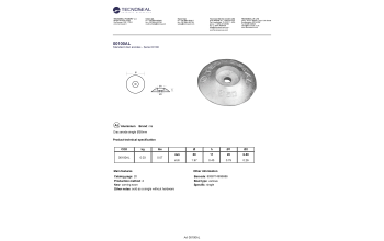 Disc anode single &Oslash;50mm - 00100al - 00100AL