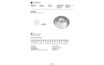 Disc anode single &Oslash;50mm - 00100mg - 00100MG