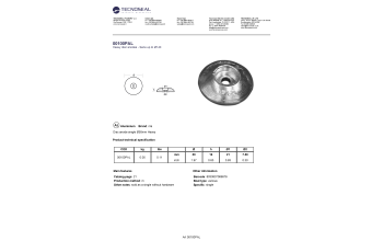 Disc anode single &Oslash;50mm Heavy - 00100pal - 00100PAL