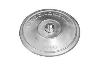 Rudder pair anodes &Oslash;90mm with hardware - 00102e - 00102E