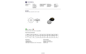 Disc anode for Stern 140*30 compl. w. plug, pad&bolt - 00130c 1 - 00130C