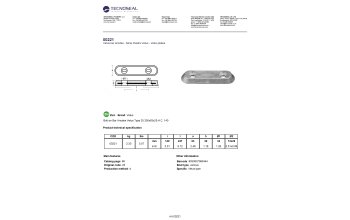 Bolt-on Bar Anodes Vetus Type 25 250x63x29 H.C. 140 - 00221 1 - 00221