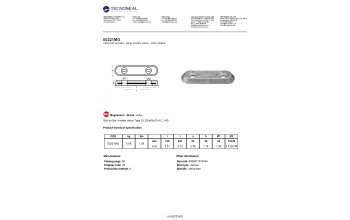 Bolt-on Bar Anodes Vetus Type 25 250x63x29 H.C. 140 - 00221mg - 00221MG
