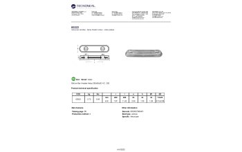 Bolt-on Bar Anodes Vetus 290x55x30 H.C. 200 - 00222 1 - 00222
