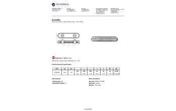 Bolt-on Bar Anodes Vetus 290x55x30 H.C. 200 - 00222mg - 00222MG