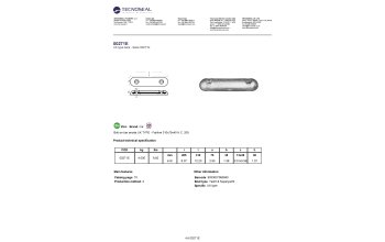 Bolt-on bar anode UK TYPE - Fairline 310x75x40 H.C. 205 - 00271e 2 - 00271E