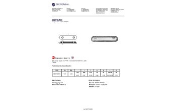 Bolt-on bar anode UK TYPE - Fairline 310x75x40 H.C. 205 - 00271emg - 00271E/MG