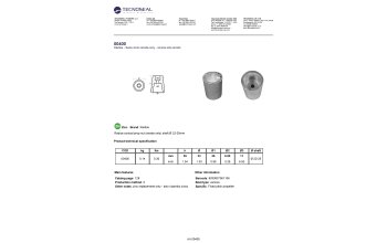 Radice conical prop nut (anode only) shaft &Oslash; 22-25mm - 00400 1 - 00400