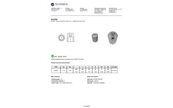 Radice exagonal prop nut (anode only) shaft &Oslash; 22-25mm - 00400e 1 - 00400E