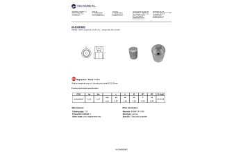 Radice exagonal prop nut (anode only) shaft &Oslash; 22-25mm - 00400emg - 00400EMG
