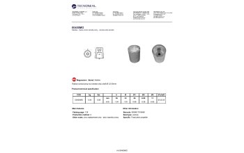 Radice conical prop nut (anode only) shaft &Oslash; 22-25mm - 00400mg - 00400MG