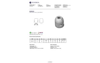 Shaft anode Heavy duty  &Oslash; 19mm - 3/4' - 00500uk 1 - 00500UK