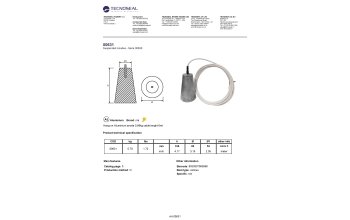 Hang on Aluminium anode 0,98kg cable lenght 6mt - 00631 - 00631