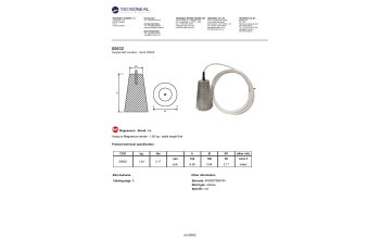 Hang on Magnesium anode 0,63kg cable lenght 6mt - 00632 - 00632
