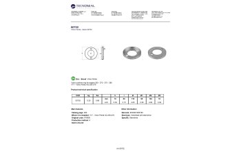 Volvo outdrive ring for engine 250 - 270 - 275 - 285 - 00702 - 00702