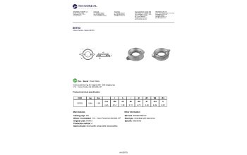 Volvo outdrive ring for engine 280 - 290 single prop - 00703 1 - 00703