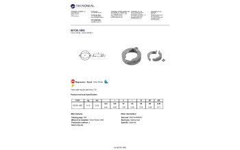 Volvo split ring for sail drive 120 - 00706 1mg - 00706-1MG