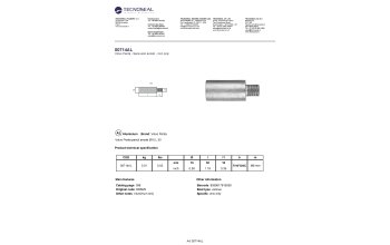 Volvo Penta pencil anode &Oslash;15 L.30 - 00714al - 00714AL