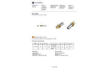 Volvo Penta pencil anode &Oslash;15,5 L.40  plug th.1/2'' Bspt - 00714tmg - 00714TMG