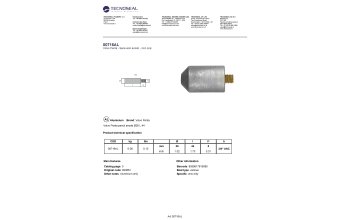 Volvo Penta pencil anode &Oslash;26 L.44 - 00716al - 00716AL