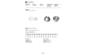 Sidepower - Sleipner propeller nut &Oslash;25,6 H.15 - 01054al - 01054AL